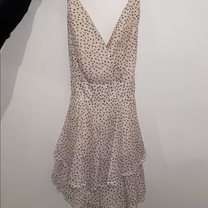 spotted flowy dress